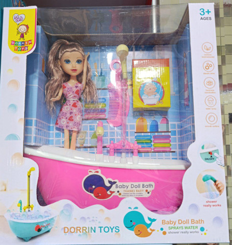 خرید اسباب بازی وان حمام باربی باتری خور