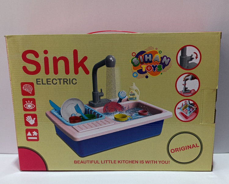 اسباب بازی دخترانه سینک ظرفشویی سیحان باتریخور