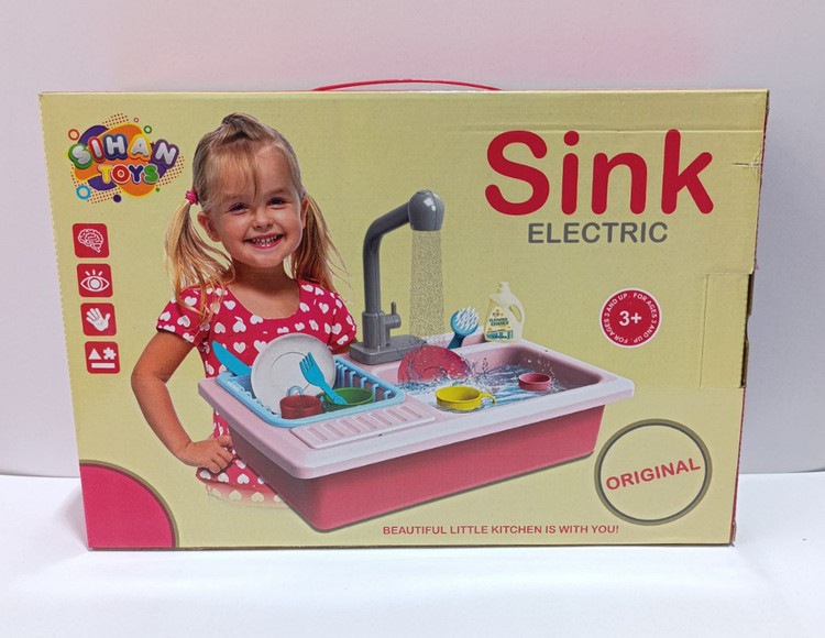 اسباب بازی دخترانه سینک ظرفشویی سیحان باتریخور