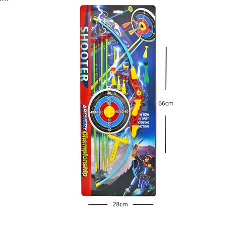 خرید اسباب بازی پسرانه تیر و کمان با دارت کاوش متوسط