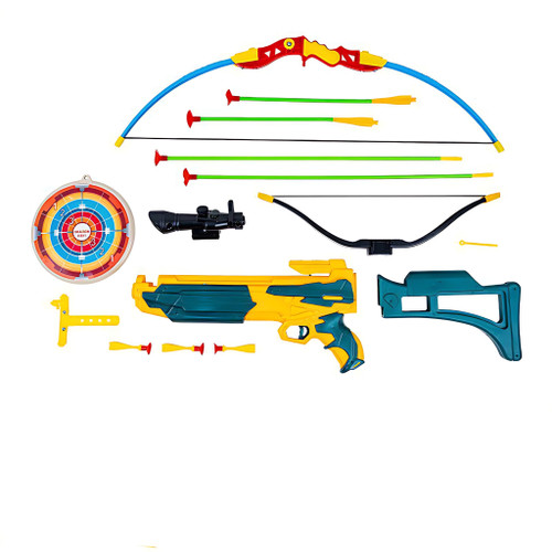 اسباب بازی پسرانه تفنگ دراگون با تیر کمان دارت دار بزرگ