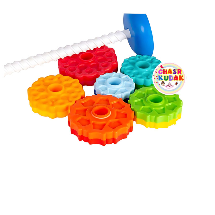 اسباب بازی گردونه نشکن نیکو تویز چرخان رنگارنگ