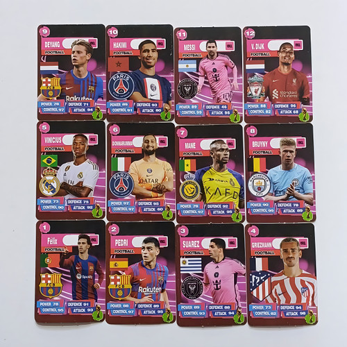 کارت بازی فوتبال ۵۰ عددی ۴ مدل بازی همراه با آموزش