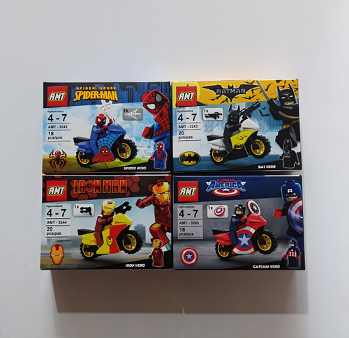 لگو مینی فیگور موتور سوار ۱۸ قطعه