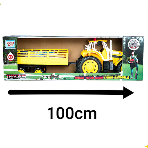 سوپر تراکتور و حیوانات جعبه ای بزرگ قدرتی درج تویز