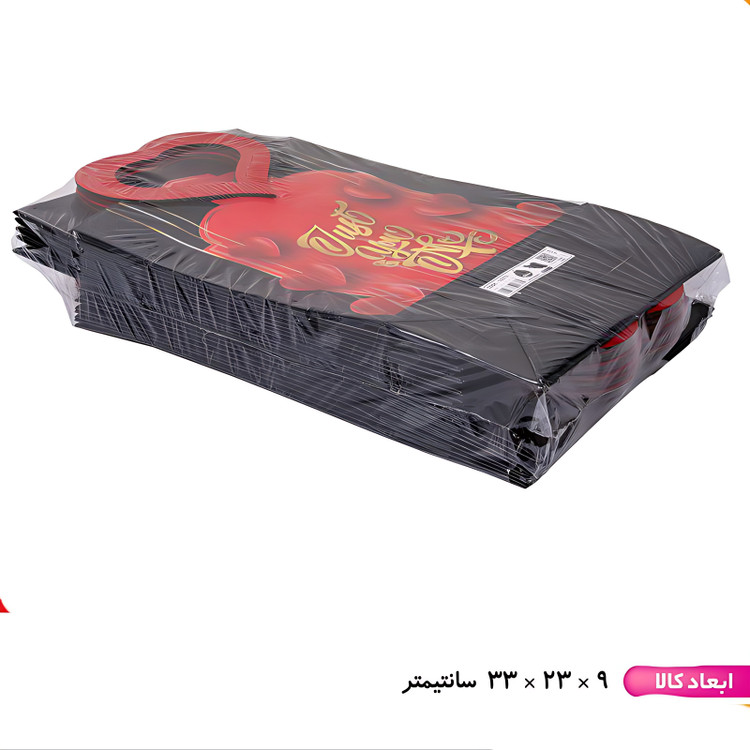 ساک دستی گلاسه دسته چوبی