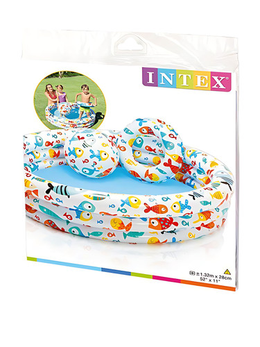 استخر اینتکس با توپ و حلقه