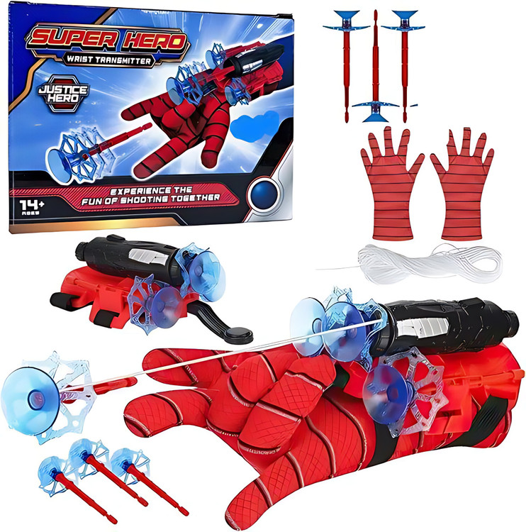 دستکش تیر پرتابی اسپایدرمن