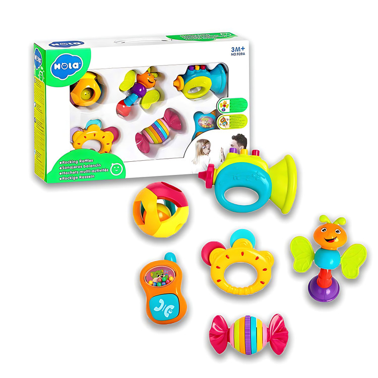 جغجغه ۶ تکه