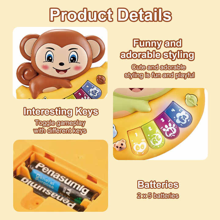 پیانو میمون موزیکال باتریخور
