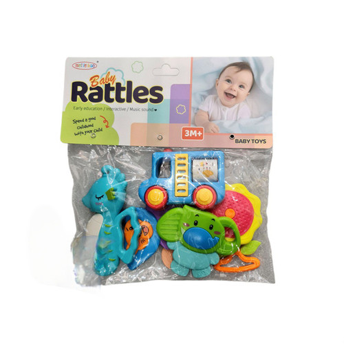 اسباب بازی سن جغجغه ۶ عددی نوزادی