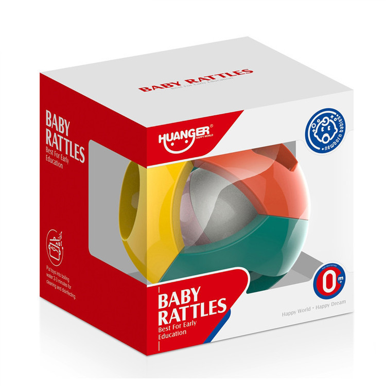 اسباب بازی نوزادی توپ جغجغه هانگر وارداتی