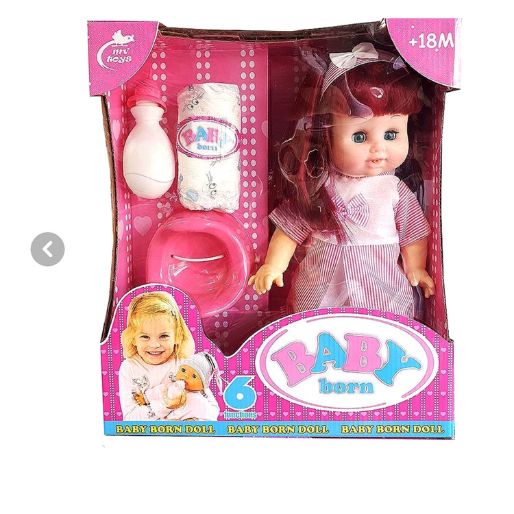 اسباب بازی دخترانه عروسک بی بی بورن ۶ کاره