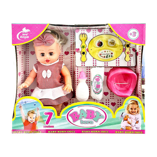 عروسک دخترانه بی بی بورن ۷ کاره