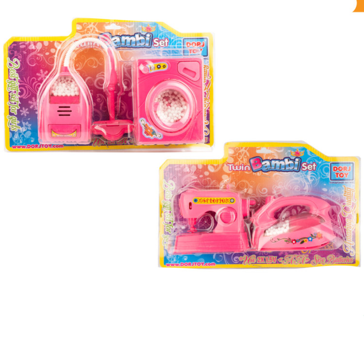 اسباب بازی دخترانه ست بامبی دو قلو درج باتریخور