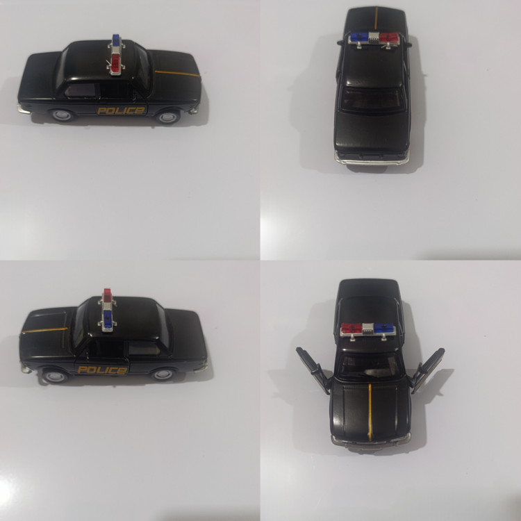 ماشین فلزی عقب کش پلیس قدیمی