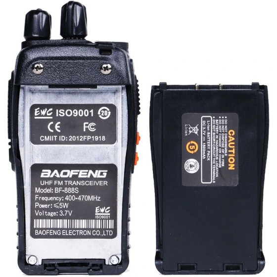 بیسیم واکی تاکی وارداتی باوفنگ دو عددی 888s