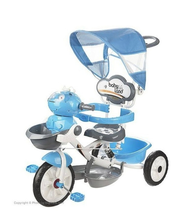 سه چرخه ربات بی بی لند بدنه فلزی موزیکال