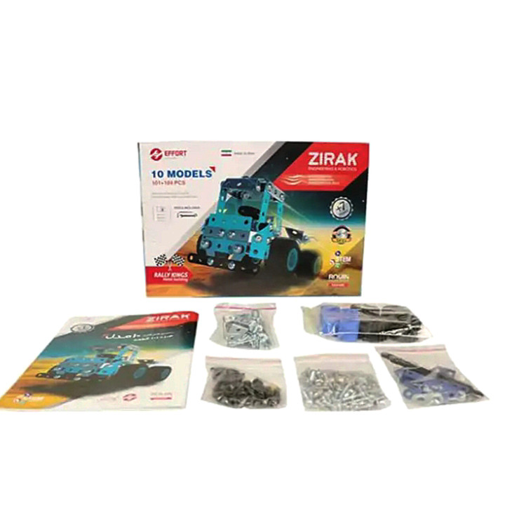 ساختنی فلزی ده مدل ماشین زیرک