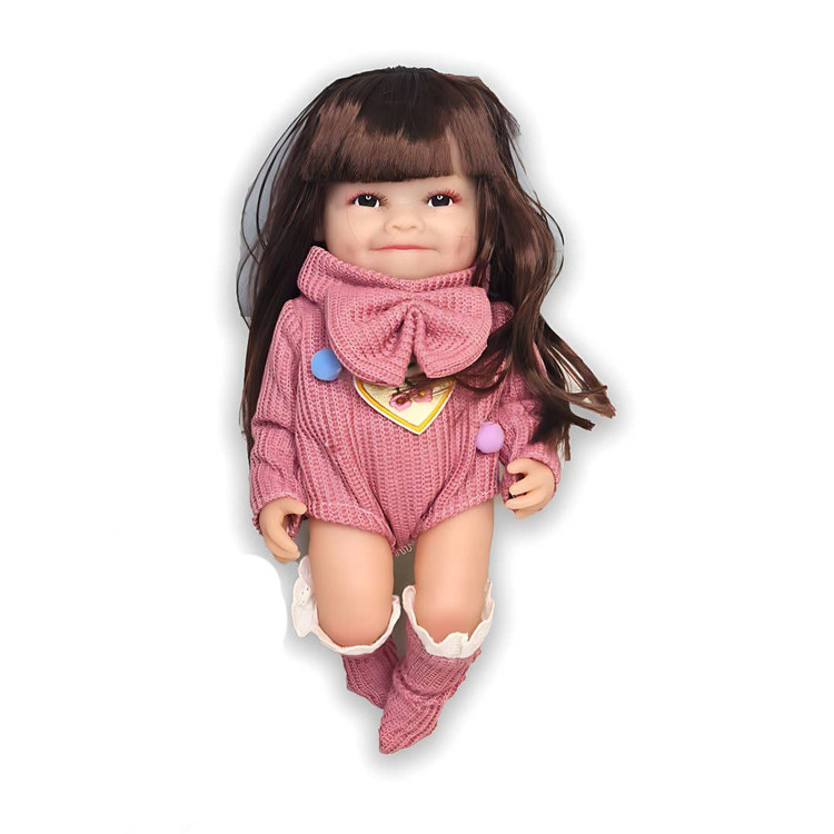 اسباب بازی دخترانه عروسک سنسوری تمام گوشتی متوسط باتریخور