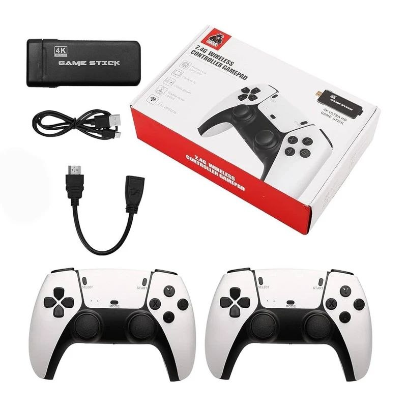 کنسول بازی game stick m8 pro دسته طرح پی اس فایو
