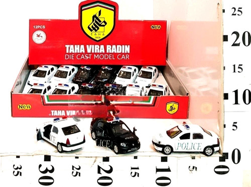 اسباب بازی پسرانه ماشین فلزی ال نود پلیس عقب کش